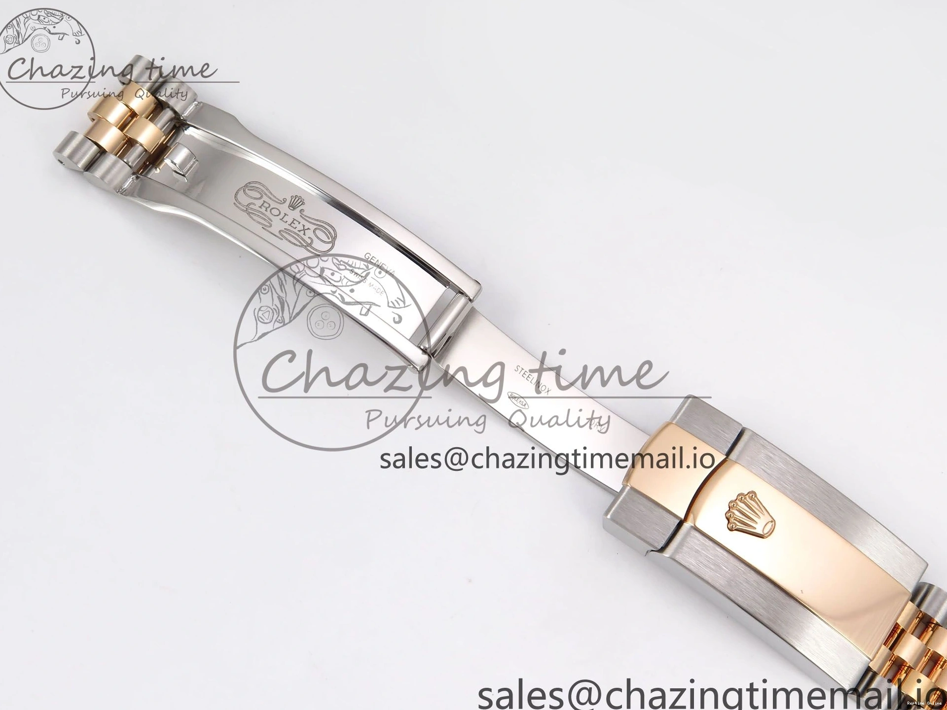 0214 DateJust 41 126331 ARF 1:1 Best Edition 904L Steel Gray Dial Green Roman Marker on SS RG Jubilee Bracelet SH3235（Gain Weight） FastDry 1103